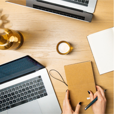 A website strategy meeting at Vivo Group