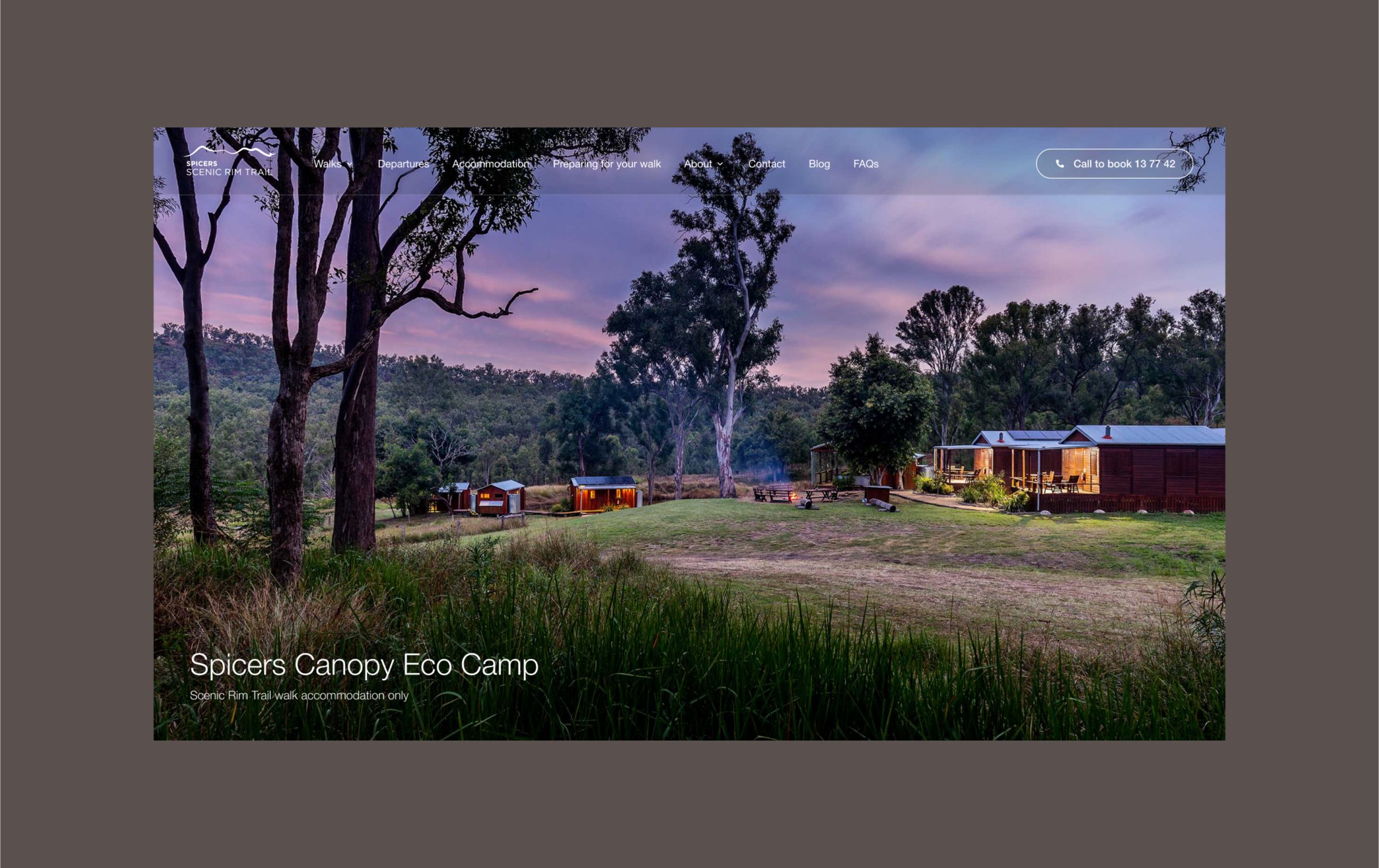 Spicer Scenic Rim website design