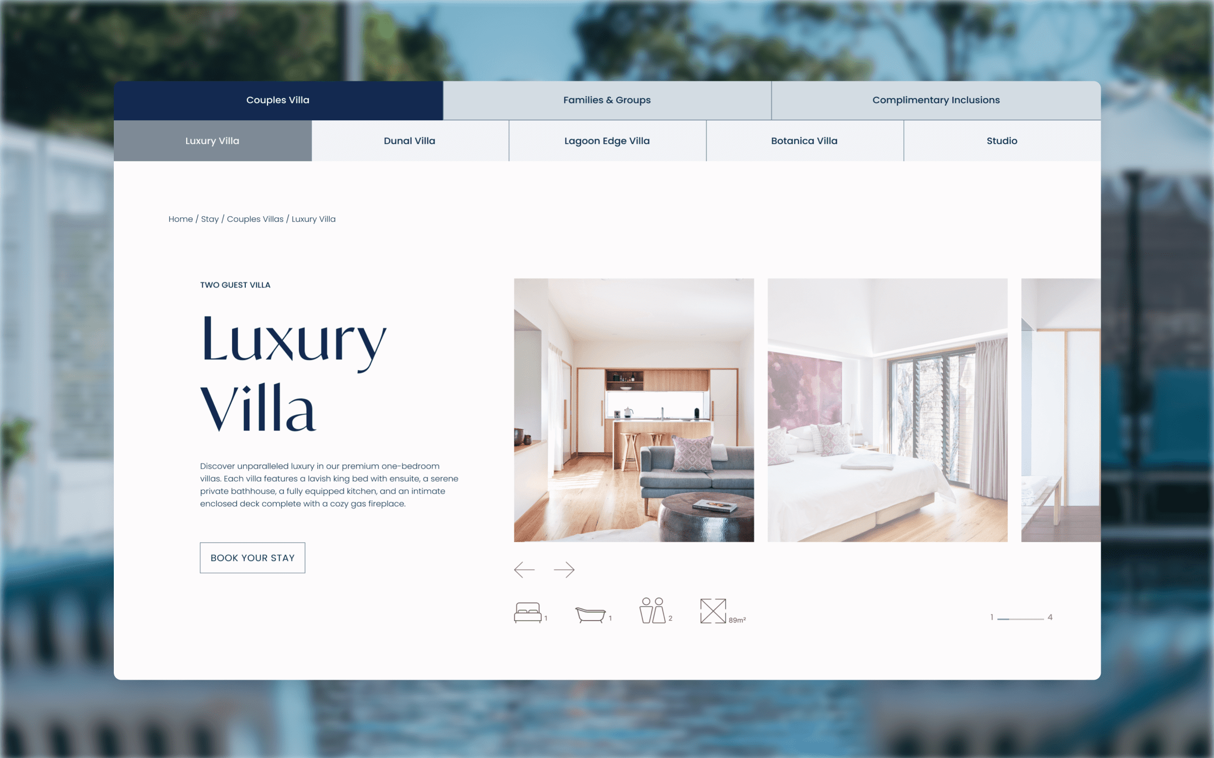 Elements of Byron website mockup