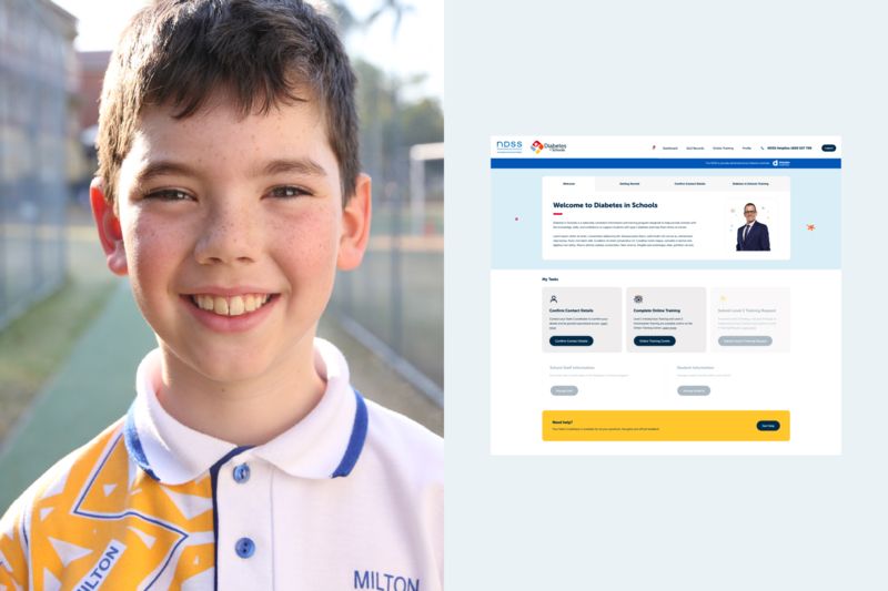 Diabetes Australia Web Design